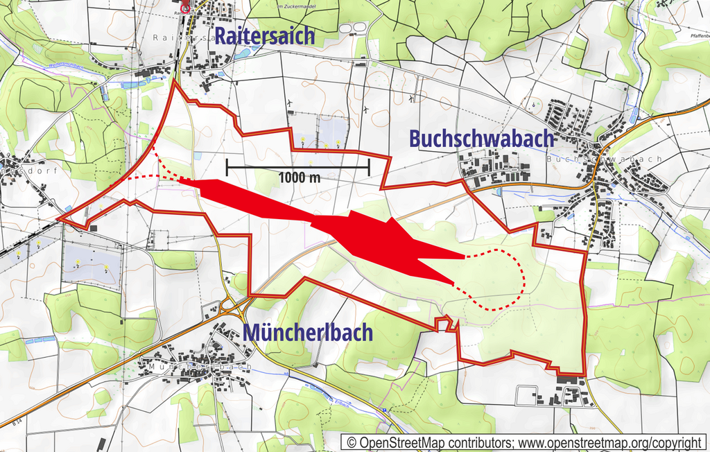 Lageplan ICE-Werk Raitersaich